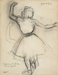 Tänzerin von hinten gesehen: Port de bras, ca. 1875-85