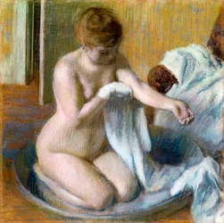 Frau in der Wanne, ca. 1883