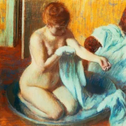 Frau in der Wanne