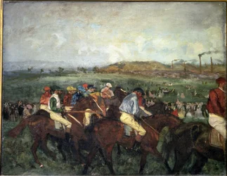 Gentlemen-Rennen. Vor der Abfahrt, 1862