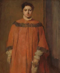 Mädchen in Rot