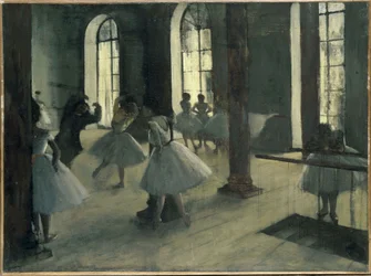Die Probe im Ballettsaal