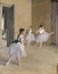 Der Tanzsaal in der Oper der Rue Le Peletier