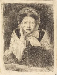 Marguerite De Gas, die Schwester des Künstlers