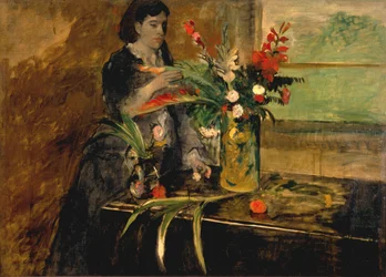 Porträt von Estelle Musson Degas, 1872