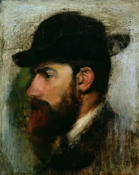 Porträt von Henri Rouart (1833-1912) 1871