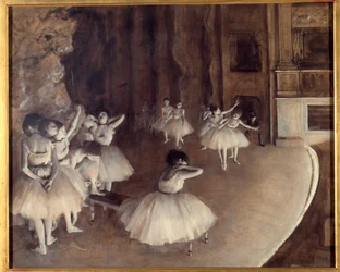 Wiederholung eines Balletts auf der Bühne (1874)