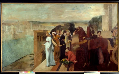 Semiramis baut Babylon