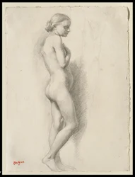 Stehender Akt, ca. 1860-1865