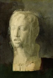 Studie des Kopfes eines jungen Sängers, nach Della Robbia, ca. 1856-58