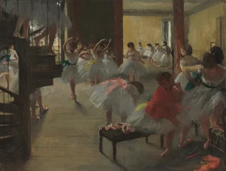 Die Tanzklasse, ca. 1873