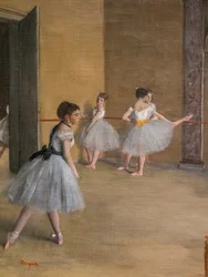Die Tanzlektion (Detail)