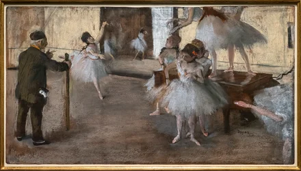 Die Tanzstunde. Um 1876