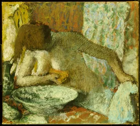 Frau bei ihrer Toilette, ca. 1897