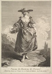 Bäuerin aus der Umgebung von Ferrara, 1734