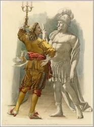 Porträt von Dom Juan und der Statue, um 1870