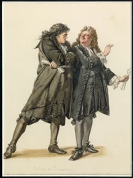 Porträt von Vadius und Trissotin, um 1870