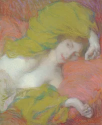 Müßiggang, um 1895