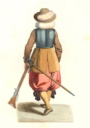 Musketier aus Französisch-Flandern