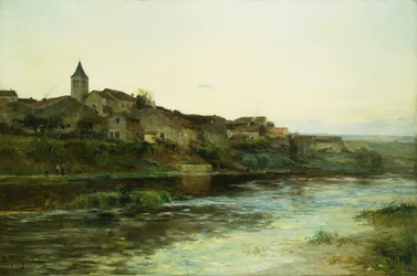 Eine französische Flussstadt