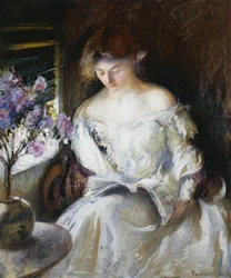 Mädchen beim Lesen