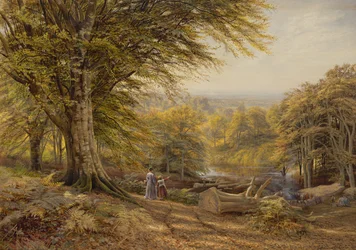 Die Köhler in der Nähe von Weybridge, Surrey, 1870