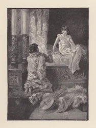 Illustration zu Die Nacht von St. Agnes von John Keats