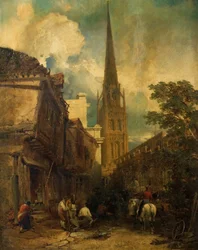Bayley Lane mit Drapers Hall und St. Michael