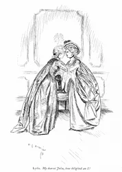 Illustration für Sheridans Die Rivalen (Stich)