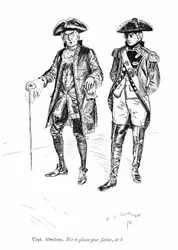 Illustration für Sheridans Die Rivalen