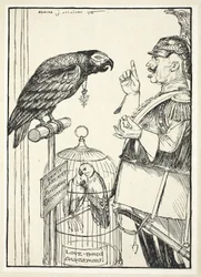 Das Hasslied (Ein bisschen Zucker für den Vogel), Illustration aus The Kaiser