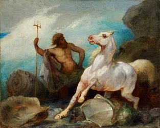 Neptun erschafft das Pferd