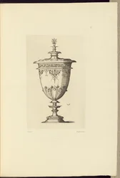 Entwurf für eine Vase von Virgil Solis