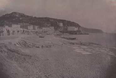 Les Ponchettes in Nizza, um 1855