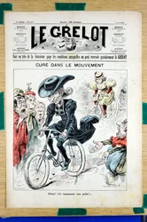 Cover von „Le Grelot“, Nummer 1269, satirisch in Farben
