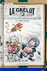 Cover von „Le Grelot“, satirisch in Farben