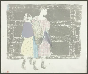 Auf der Brücke von Europa, Platte neun aus Landschaften und Innenräume