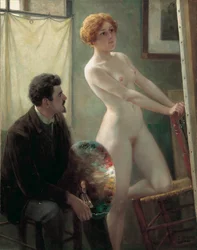Atelier des Malers, 1885