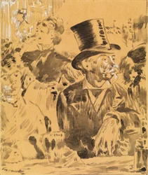 Im Café, ca. 1880