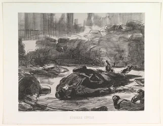 Bürgerkrieg Guerre Civile, 1871-73, veröffentlicht 1874