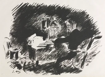 Illustration zu Der Rabe von Edgar Allan Poe