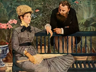 Im Gewächshaus, 1879