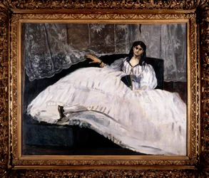 Porträt von Jeanne Duval, der Geliebten Baudelaires