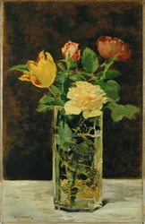 Rose und Tulpe