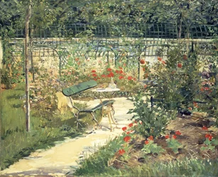 Die Bank im Garten von Versailles, 1881