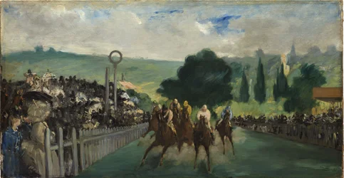 Die Rennen in Longchamp, 1866