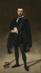 Der tragische Schauspieler (Rouvière als Hamlet)