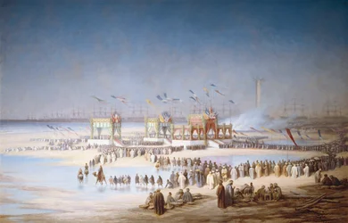 Einweihungszeremonie des Suezkanals in Port-Said, 17. November 1869, 1869