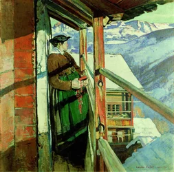 Sonntagmorgen, 1908-1909