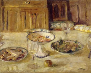 Kompott aus Keksen und Früchten, ca. 1922